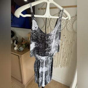 Black & white Bali romper